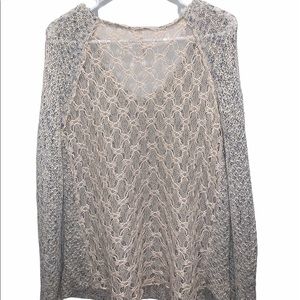 Long Sleeve Sweater with Holes